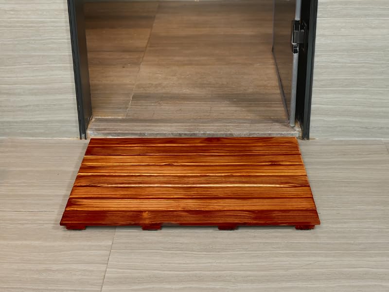 Teak Shower and Bath Mat 14"x21"