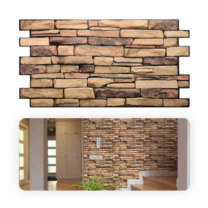 Natural Slate Style Wall Panels (Set of 20 Panels)