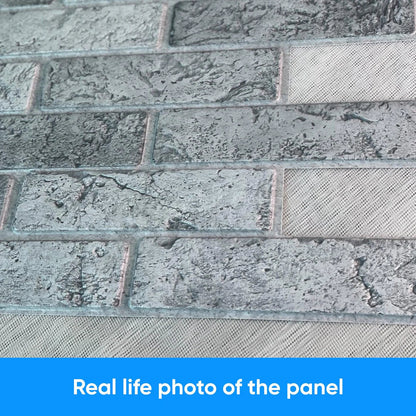 Light Brick Style Wall Panels (Set of 20 Panels)