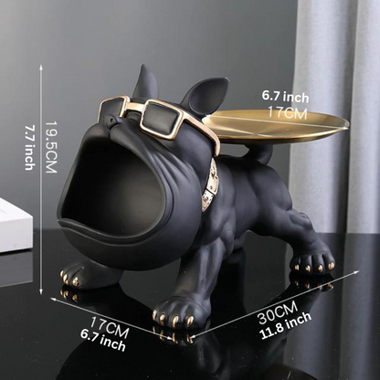 Cozylety Bodybuilder Bulldog Storage Bin And Tray