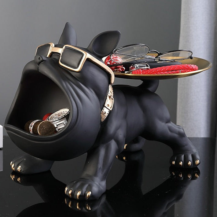 Cozylety Bodybuilder Bulldog Storage Bin And Tray