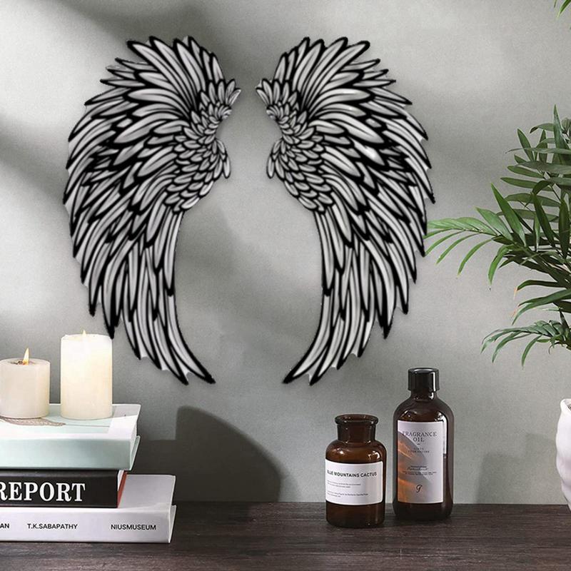 Angel Wings Metal Wall Art