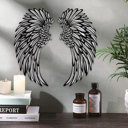 Angel Wings Metal Wall Art