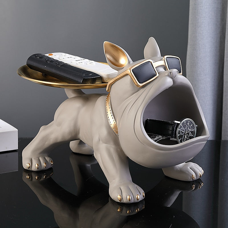 Cozylety Bodybuilder Bulldog Storage Bin And Tray