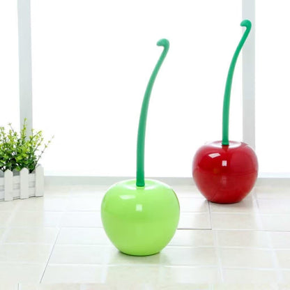CozyLety Nordic Cherry Toilet Brush and Holder