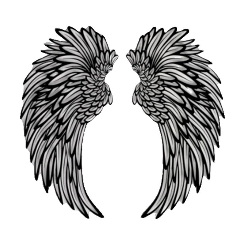 Angel Wings Metal Wall Art