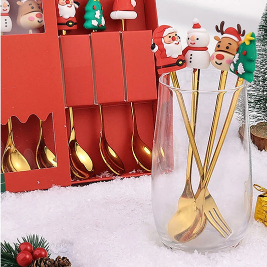 Christmas Cutlery Set-6pcs